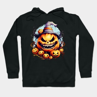 Spooky Halloween Jack-O-Lantern Pumpkin Hoodie